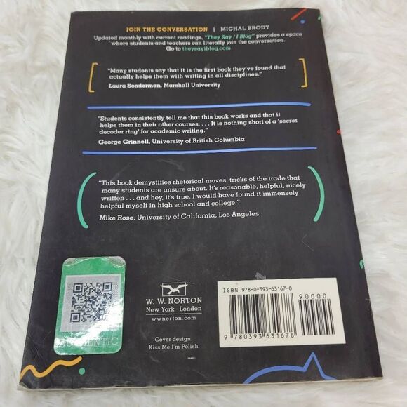 They Say / I Say 4th edition- The Moves That Matter in Academic Writing Book - Picture 3 of 9